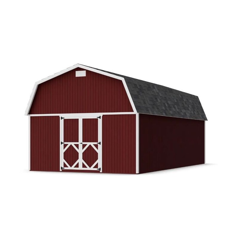Little Cottage Co. 14x26 Classic Gambrel Large Barn Wood Shed Kit - (14x26 CGLB-PC)