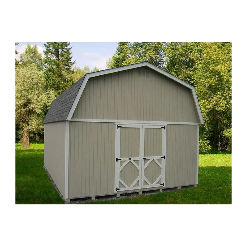 Little Cottage Co. 14x28 Classic Gambrel Large Barn Wood Shed Kit - (14x28 CGLB-PC)