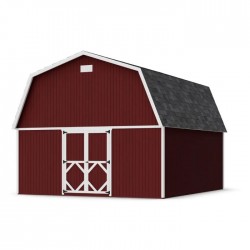 Little Cottage Co. 16x18 Classic Gambrel Large Barn Wood Shed Kit - (16x18 CGLB-PC)