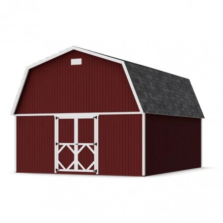 Little Cottage Co. 16x20 Classic Gambrel Large Barn Wood Shed Kit - (16x20 CGLB-PC)