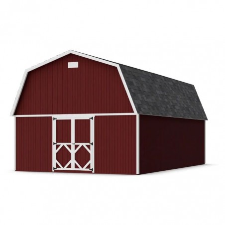 Little Cottage Co. 16x26 Classic Gambrel Large Barn Wood Shed Kit - (16x26 CGLB-PC)