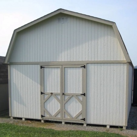 Little Cottage Co. 16x28 Classic Gambrel Large Barn Wood Shed Kit - (16x28 CGLB-PC)