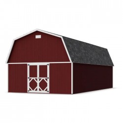 Little Cottage Co. 16x32 Classic Gambrel Large Barn Wood Shed Kit - (16x32 CGLB-PC)