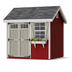 Little Cottage Co. 8x8 Colonial Pinehurst Wood Shed Kit - (8x8 PCGS-PC)