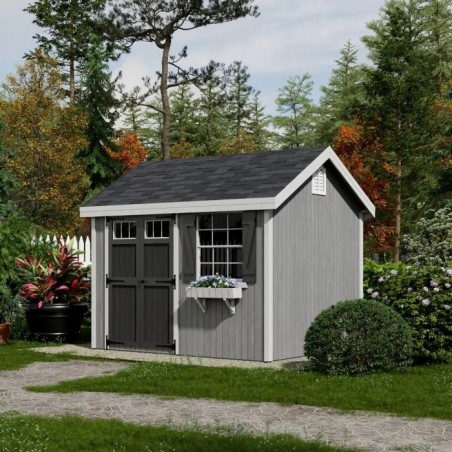 Little Cottage Co. 8x10 Colonial Pinehurst Wood Shed Kit - (8x10 PCGS-PC)
