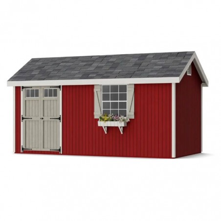 Little Cottage Co. 8x16 Colonial Pinehurst Wood Shed Kit - (8x16 PCGS-PC)