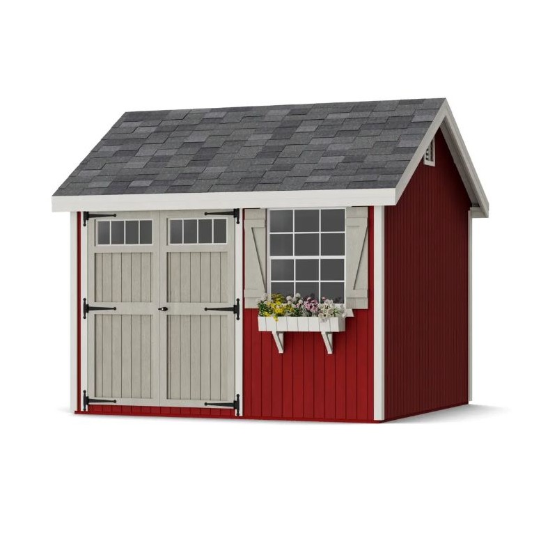 Little Cottage Co. 10x10 Colonial Pinehurst Wood Shed Kit - (10x10 PCGS-PC)