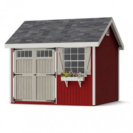 Little Cottage Co. 10x10 Colonial Pinehurst Wood Shed Kit - (10x10 PCGS-PC)