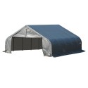 Shelter Logic 18x28x11 Peak Style Shelter Kit - Grey (80024)