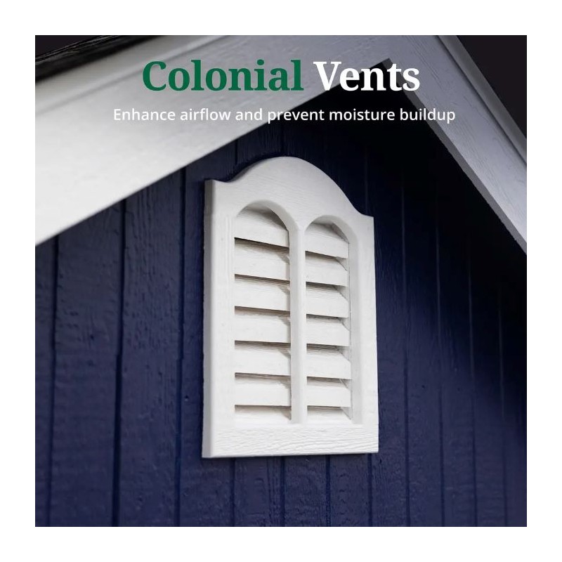 Little Cottage Co. 12x12 Colonial Pinehurst Wood Shed Kit - (12x12 PCGS-PC)