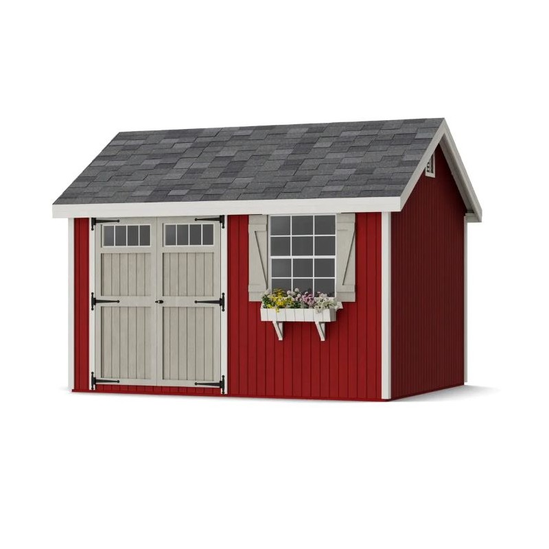 Little Cottage Co. 12x12 Colonial Pinehurst Wood Shed Kit - (12x12 PCGS-PC)