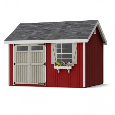 Little Cottage Co. 12x12 Colonial Pinehurst Wood Shed Kit - (12x12 PCGS-PC)