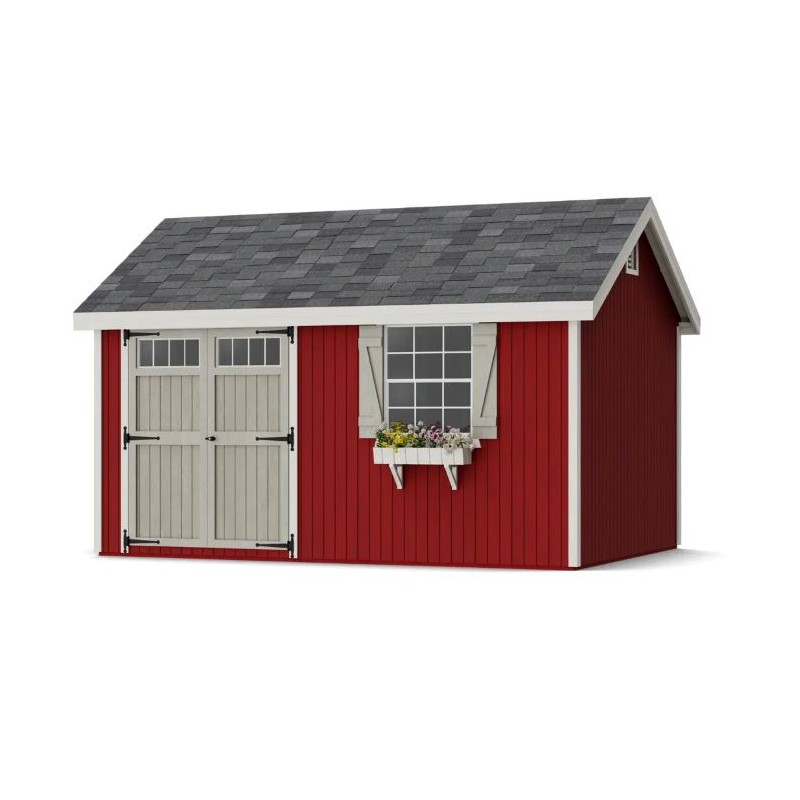 Little Cottage Co. 12x14 Colonial Pinehurst Wood Shed Kit - (12x14 PCGS-PC)