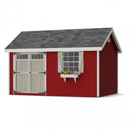 Little Cottage Co. 12x14 Colonial Pinehurst Wood Shed Kit - (12x14 PCGS-PC)