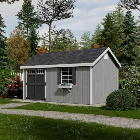 Little Cottage Co. 12x16 Colonial Pinehurst Wood Shed Kit - (12x16 PCGS-PC)