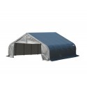 Shelter Logic 18x24x11 Peak Style Instant Garage Kit - Grey (80020)