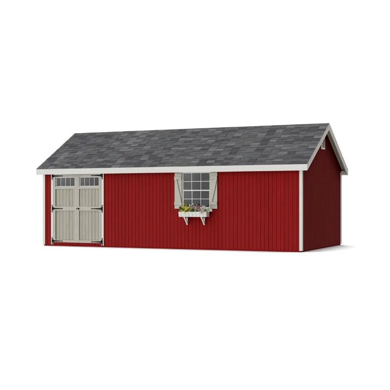 Little Cottage Co. 12x24 Colonial Pinehurst Wood Shed Kit - (12x24 PCGS-PC)