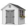 Little Cottage Co. 8x8 Colonial Williamsburg Wood Shed Kit - (8x8 WCGS-PC)