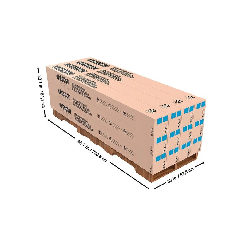 Lifetime Metal Foundation Kit 8 x 15 or  15 x 8 (60524)