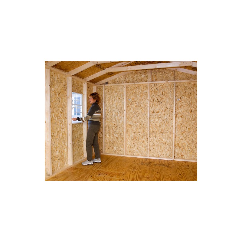 Best Barns Handmade Haven 10x12 Wood Shed Kit w/ Centered Gable Door (HHAVDG12)