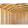 Best Barns Backyard Basecamp Premium 12x12 Pre-Cut Wood Shed Kit w/ Barn Doors on Eave - (BBASDE12)
