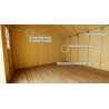 Best Barns Shedquarters 12x20 Wood Storage Shed Kit w/ Centered Sliding Doors on Gable (SQUASD20)