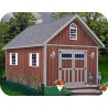 Best Barns Planner’s Paradise 12x20 Pre-Cut Wood Shed Kit w/ Transom Doors – (PPARTD20)