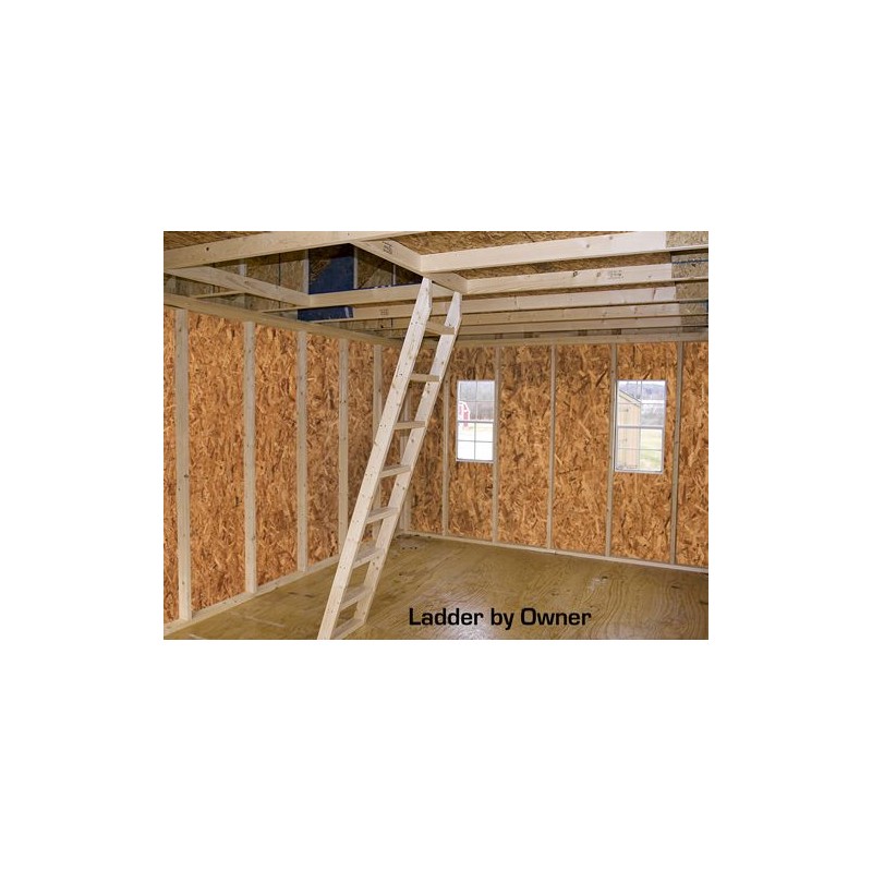 Best Barns Planner’s Paradise 12x20 Pre-Cut Wood Shed Kit w/ Transom Doors – (PPARTD20)