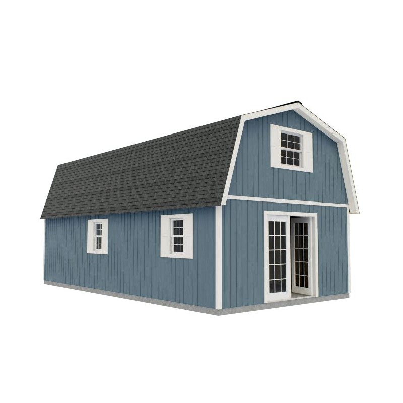 Best Barns Handcrafted Homestead 16x24 XL Wood Barn Kit (HHOMND24)
