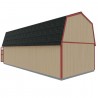 Best Barns Handcrafted Homestead 16x32 XL Wood Barn Kit with Transom Doors - (HHOMTD32)