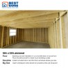 Best Barns Crafted Colossal 16x32 Barndominiums Wood Kit  w/ Transom Doors & Dormer - (CCOLTD32)