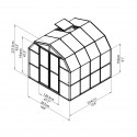 Rion 8x8 Prestige 2 Greenhouse Kit - Dark Green (HG7308)