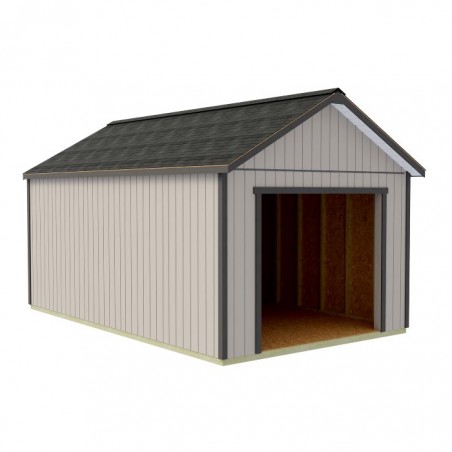 Best Barns Tailored Titan Standard 12x20 Wood Garage Kit w/ 6/12 Pitch Roof, No Doors (TTITND20)