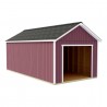 Best Barns Tailored Titan Standard 12x24 Wood Garage Kit w/ 6/12 Pitch Roof, No Doors (TTITND24)