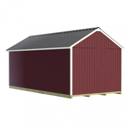Best Barns Tailored Titan Standard 12x24 Wood Garage Kit w/ 6/12 Pitch Roof, No Doors (TTITND24)