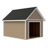 Best Barns Tailored Titan 12x16 Wood Garage Kit w/ Loft & Tall Roof (TTITND16LF)