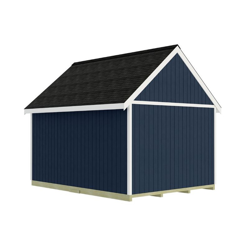 Best Barns Tailored Titan 12x16 Wood Garage Kit w/ Loft & Tall Roof (TTITND16LF)