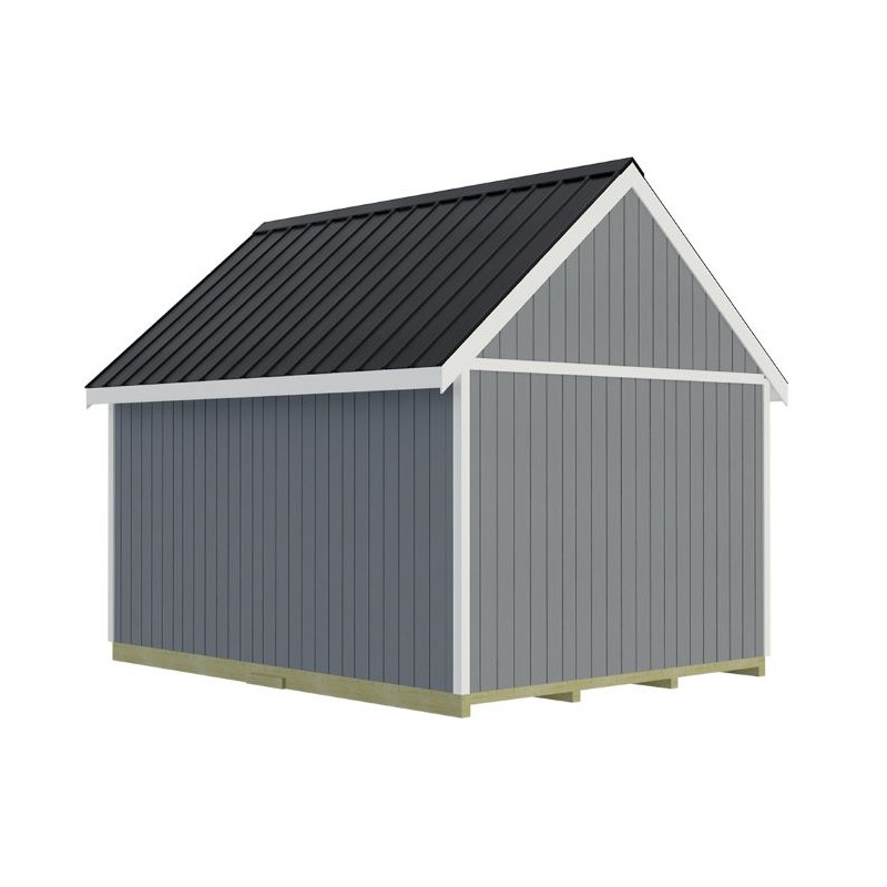 Best Barns Tailored Titan 12x16 Wood Garage Kit w/ Loft & Tall Roof (TTITND16LF)