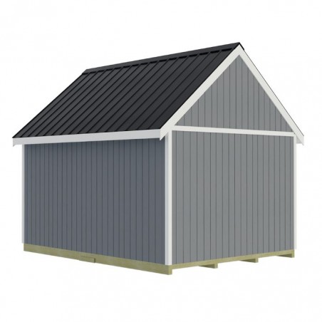 Best Barns Tailored Titan 12x16 Wood Garage Kit w/ Loft & Tall Roof (TTITND16LF)