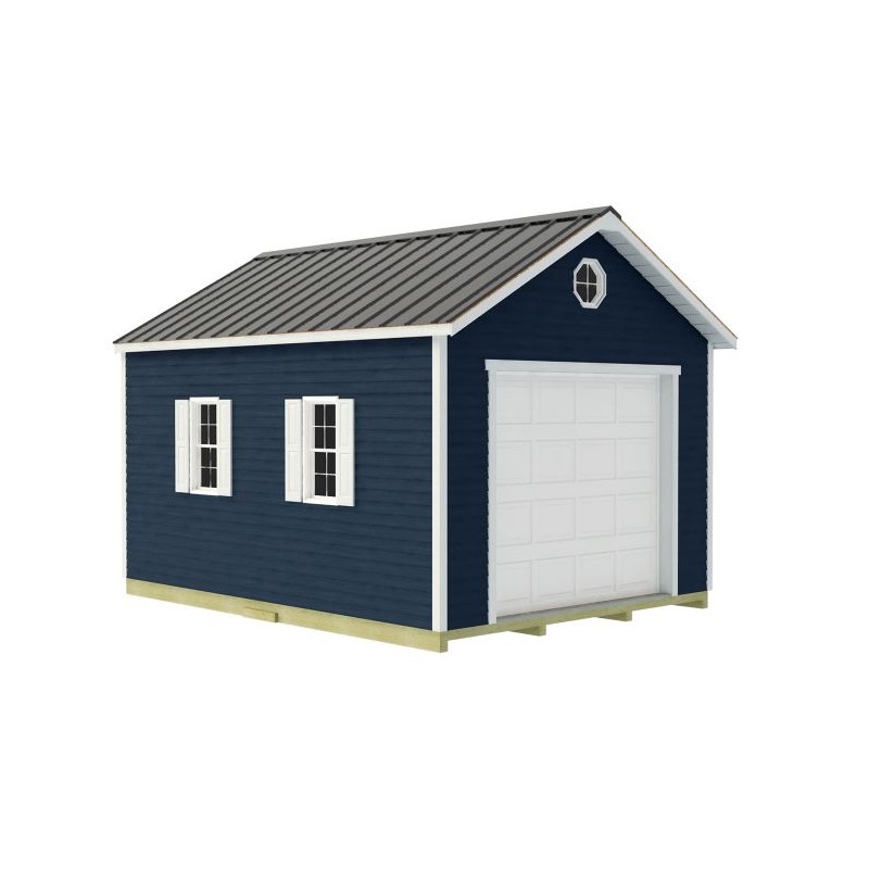 Best Barns Tailored Titan 12x16 Wood Garage Kit - Prep for Vinyl (TTITND16VL)