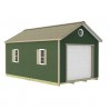Best Barns Tailored Titan 12x20 Wood Garage Kit - Prep for Vinyl - (TTITND20VL)