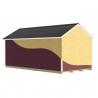 Best Barns Tailored Titan 12x24 Wood Garage Kit - Prep for Vinyl - (TTITND24VL)