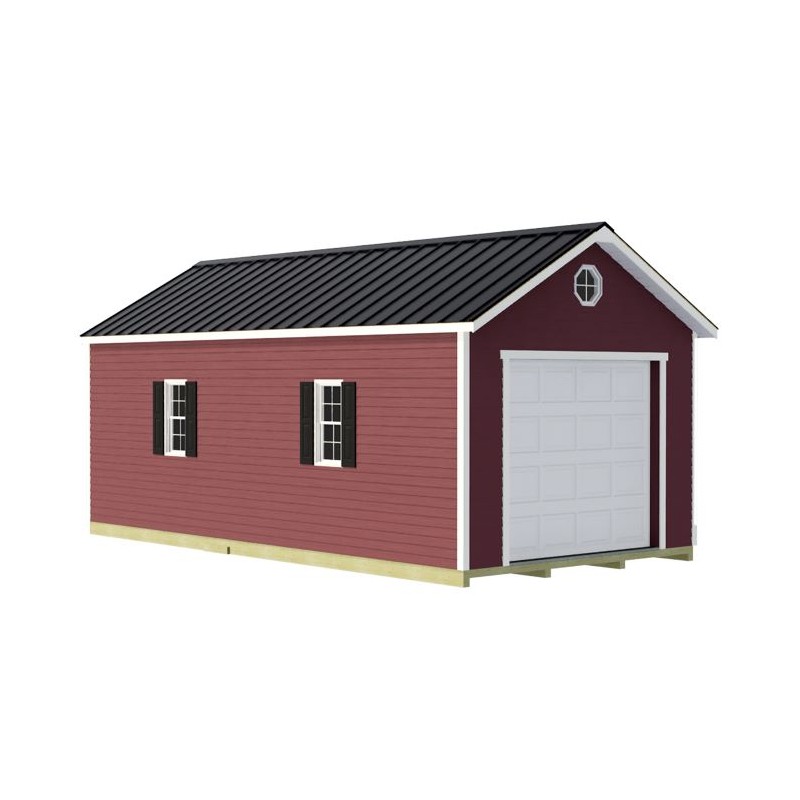 Best Barns Tailored Titan 12x24 Wood Garage Kit - Prep for Vinyl - (TTITND24VL)