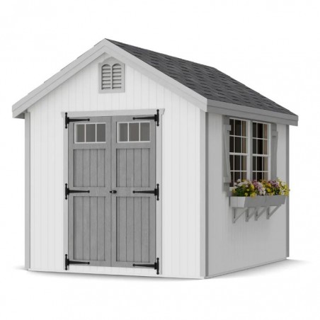 Little Cottage Co. 8x10 Colonial Williamsburg Wood Shed Kit - (8x10 WCGS-PC)