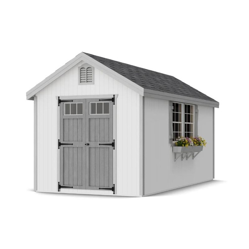 Little Cottage Co. 8x16 Colonial Williamsburg Wood Shed Kit - (8x16 WCGS-PC)