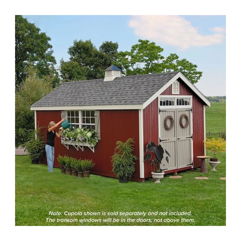 Little Cottage Co. 10x10 Colonial Williamsburg Wood Shed Kit - (10x10 WCGS-PC)