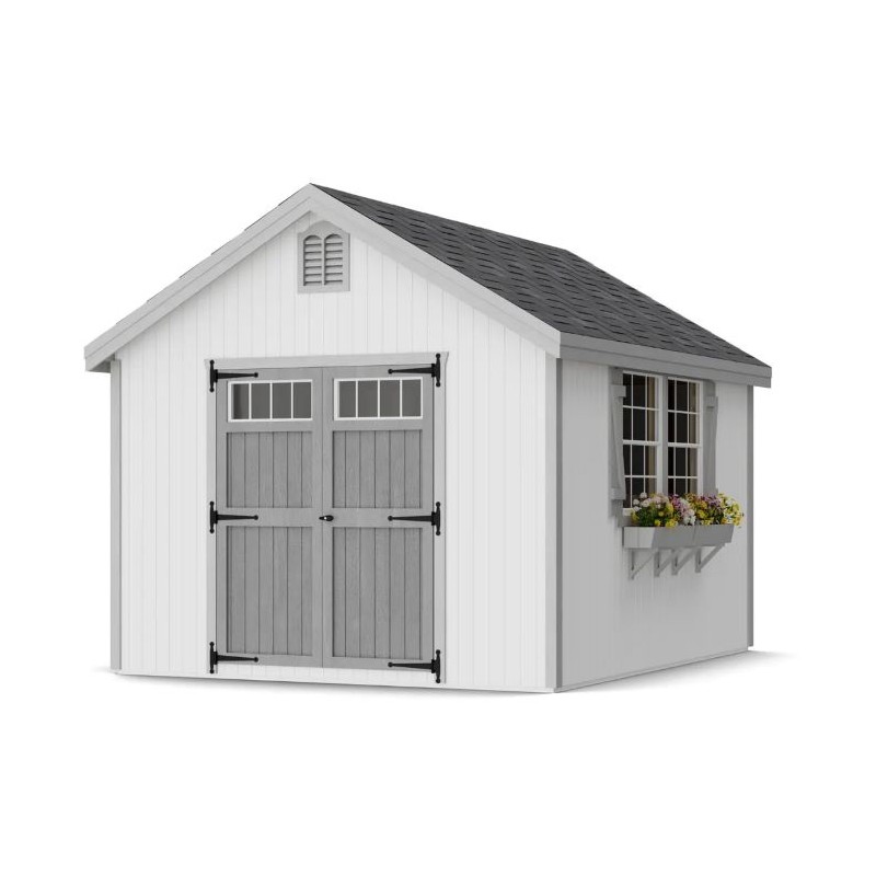 Little Cottage Co. 10x12 Colonial Williamsburg Wood Shed Kit - (10x12 WCGS-PC)