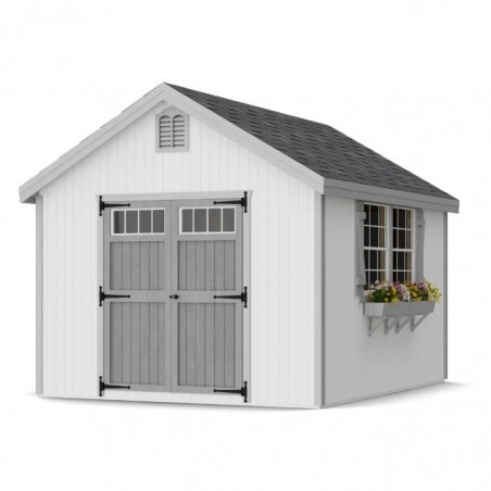 Little Cottage Co. 10x12 Colonial Williamsburg Wood Shed Kit - (10x12 WCGS-PC)