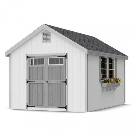 Little Cottage Co. 10x14 Colonial Williamsburg Wood Shed Kit - (10x14 WCGS-PC)