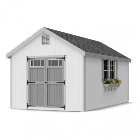 Little Cottage Co. 10x18 Colonial Williamsburg Wood Shed Kit - (10x18 WCGS-PC)